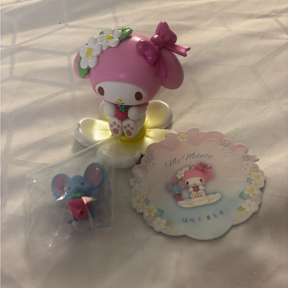 Sanrio spring flower series authentic my melody figure